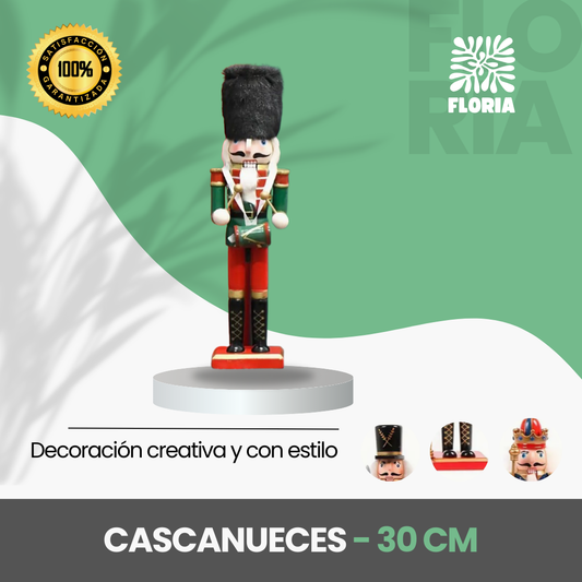 Cascanueces 30 cm navidad en caja