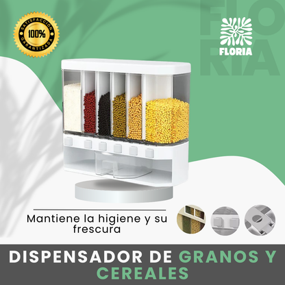 Dispensador de granos y cereales